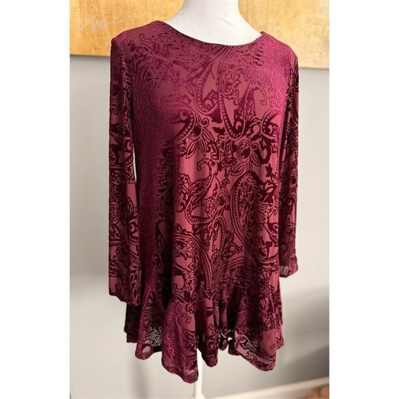 Altar’d State Velvet Tunic Top/Short Dress, size S - Picture 1 of 12